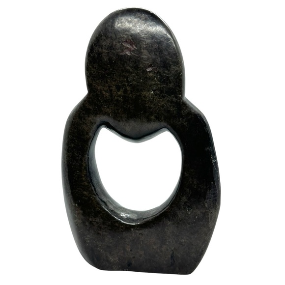 Vintage Shona Zimbabwe Hand Carved Stone Figural Man Abstract - Picture 4 of 10